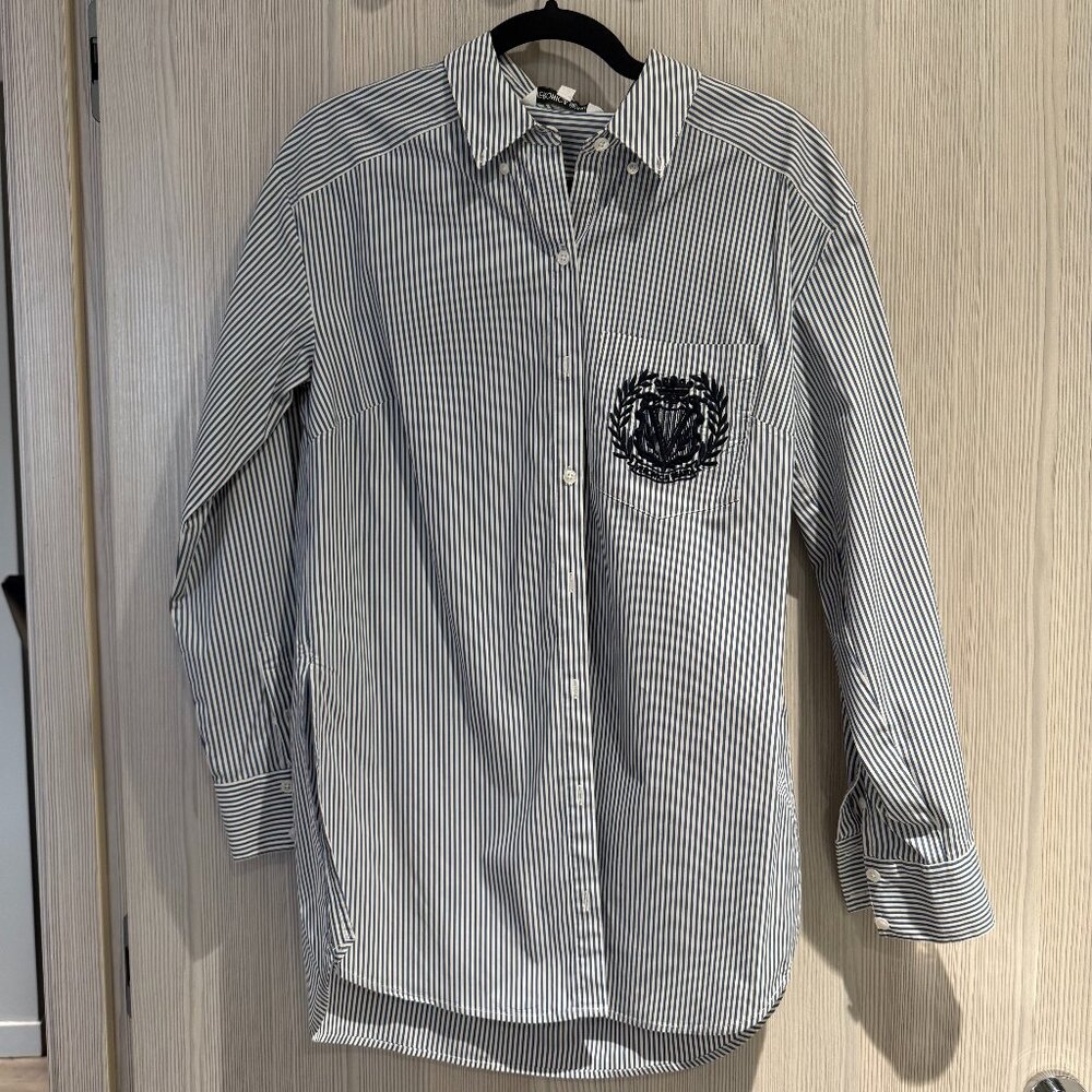 Veronica Beard Oversize Button Down (Size 4 Great Condition)